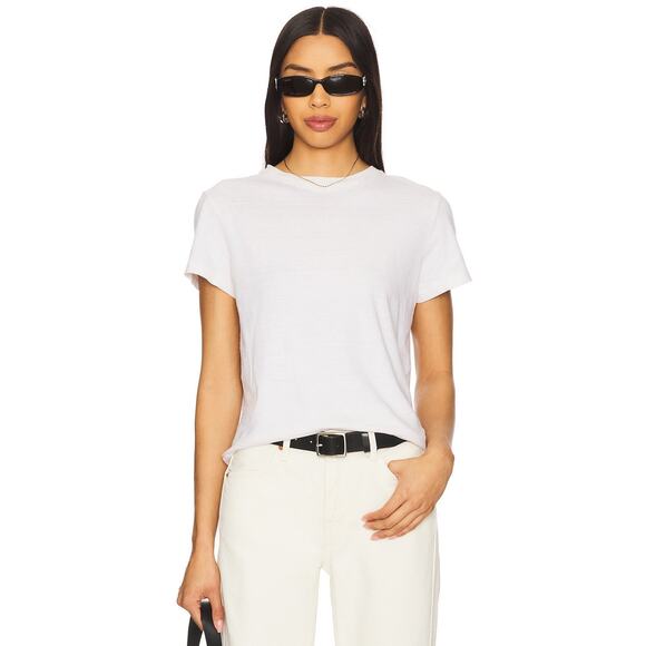 Redone X Hanes The Classic Tee Crew Neck Vintage White - XS - Picture 2 of 5